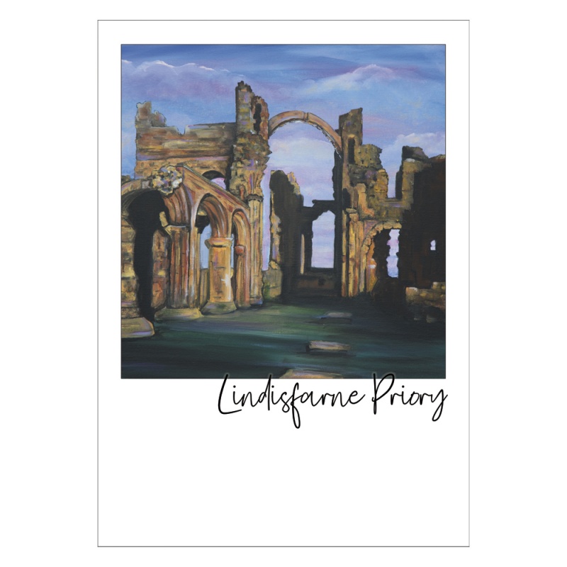 Lindisfarne Priory  Postcard